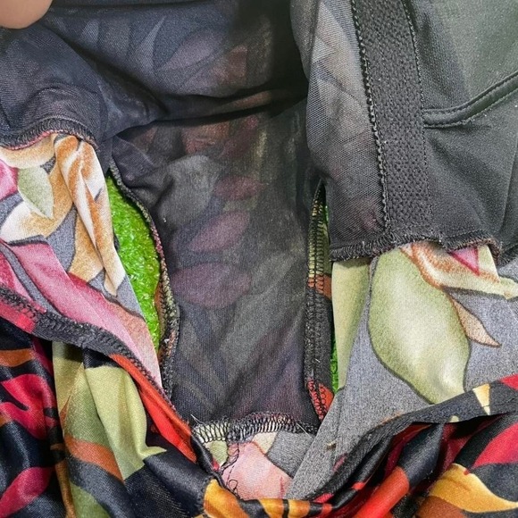 Vintage 90s Jantzen Women's 10 Swimsuit One Piece Floral Skirt Beach Vacation - Picture 8 of 8